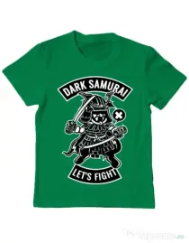 Tricou ADLER copil Dark samurai Verde mediu