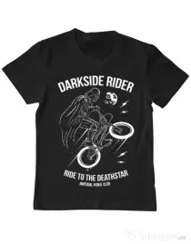 Tricou ADLER copil Darkside rider Negru