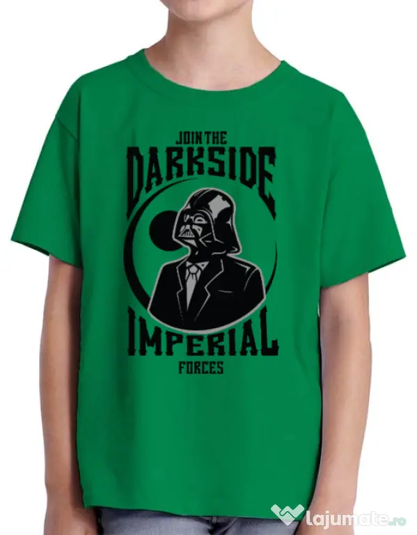 Tricou ADLER copil Darkside Verde mediu