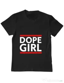 Tricou ADLER copil Dope girl Negru