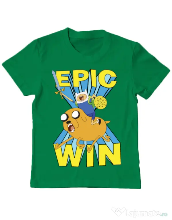 Tricou ADLER copil Epic win Verde mediu