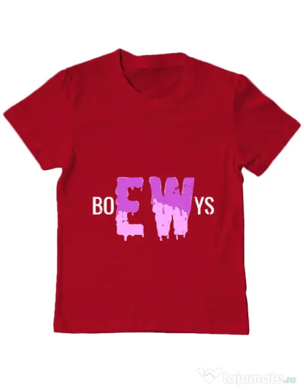 Tricou ADLER copil Ew Rosu