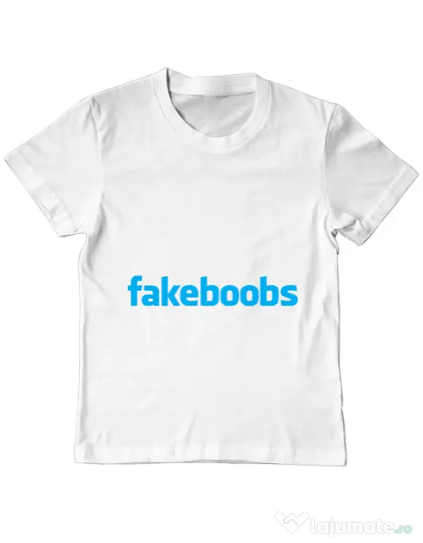 Tricou ADLER copil Fakeboobs Alb