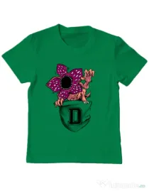 Tricou ADLER copil Free hugs Verde mediu