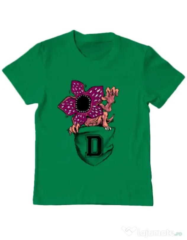 Tricou ADLER copil Free hugs Verde mediu