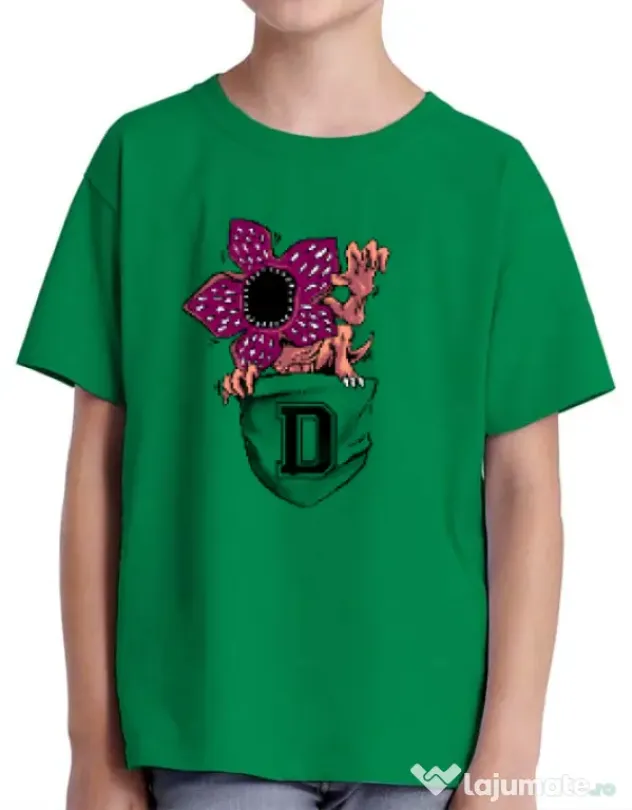 Tricou ADLER copil Free hugs Verde mediu
