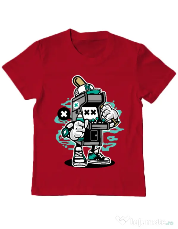 Tricou ADLER copil Game On 2 Rosu