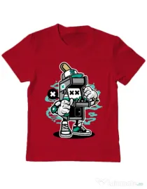 Tricou ADLER copil Game On 2 Rosu