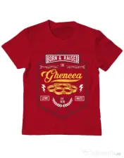 Tricou ADLER copil Ghencea Rosu 