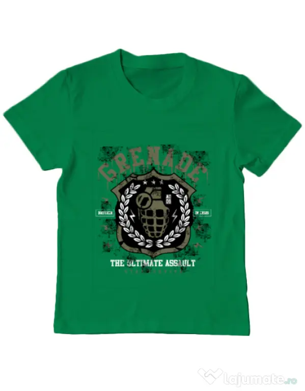 Tricou ADLER copil Grenade Verde mediu