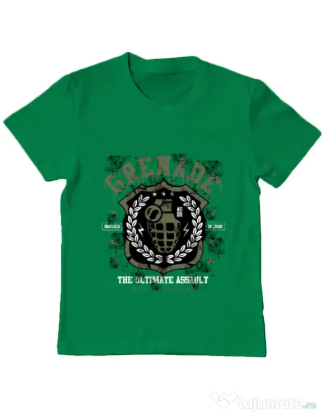 Tricou ADLER copil Grenade Verde mediu