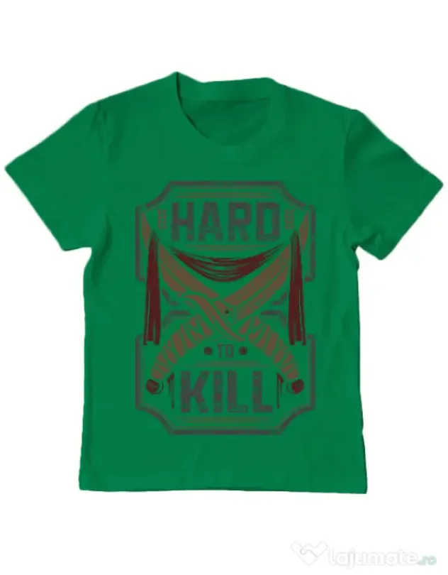 Tricou ADLER copil Hard To Kill Verde mediu