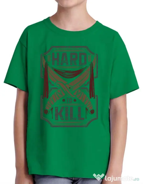 Tricou ADLER copil Hard To Kill Verde mediu
