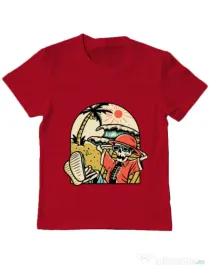Tricou ADLER copil Have a Break Rosu