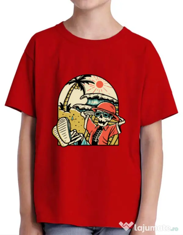 Tricou ADLER copil Have a Break Rosu