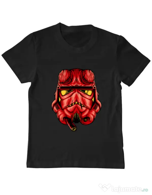 Tricou ADLER copil Helltrooperboy Negru