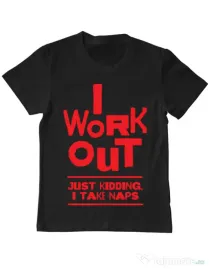 Tricou ADLER copil I work out Negru