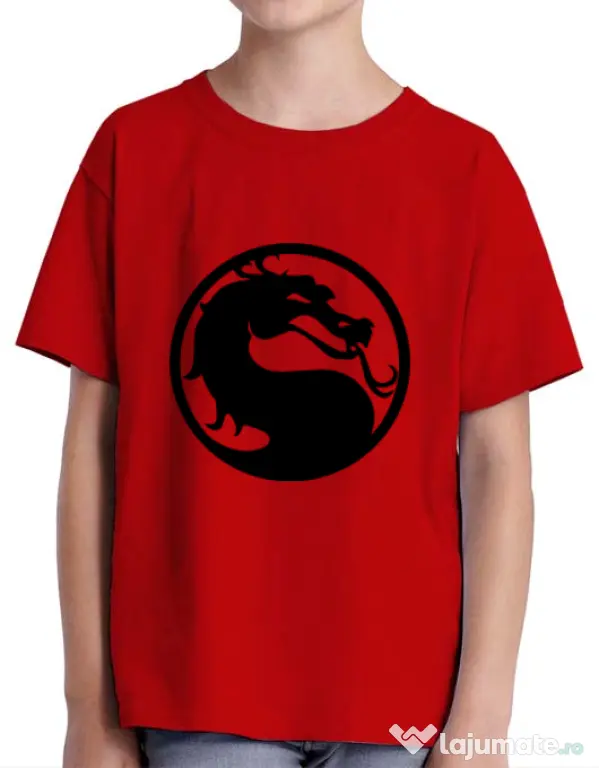 Tricou ADLER copil Kombat time Rosu