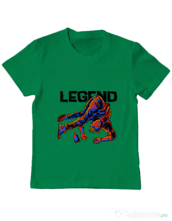 Tricou ADLER copil LEGEND Verde mediu