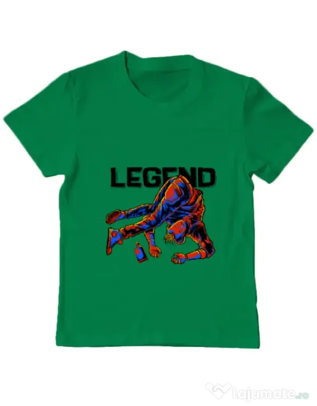 Tricou ADLER copil LEGEND Verde mediu