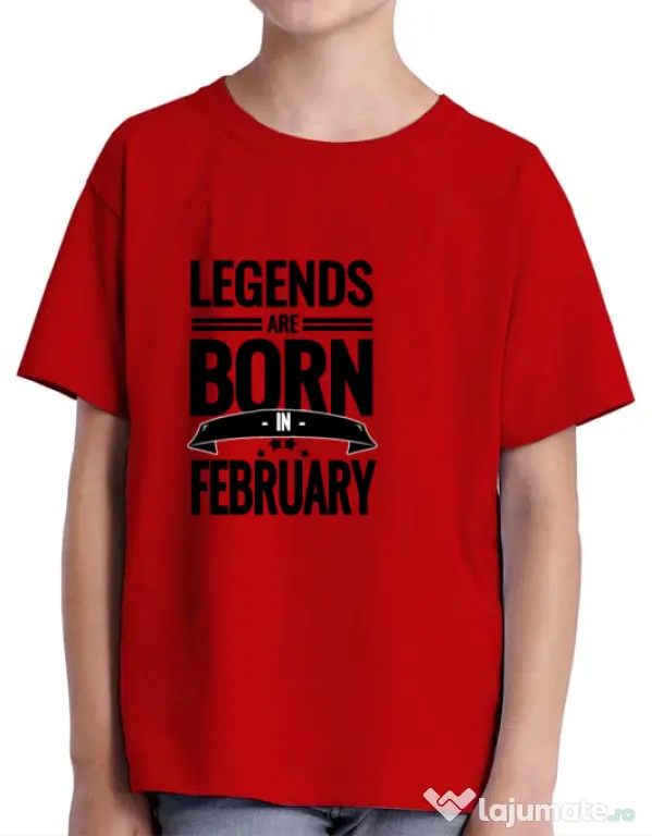 Tricou ADLER copil Legends Rosu