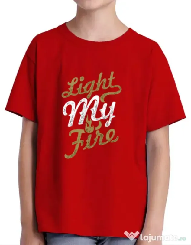Tricou ADLER copil Light My Fire Rosu