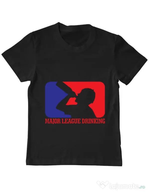Tricou ADLER copil Major league Negru