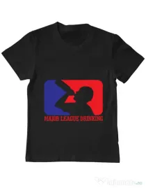 Tricou ADLER copil Major league Negru