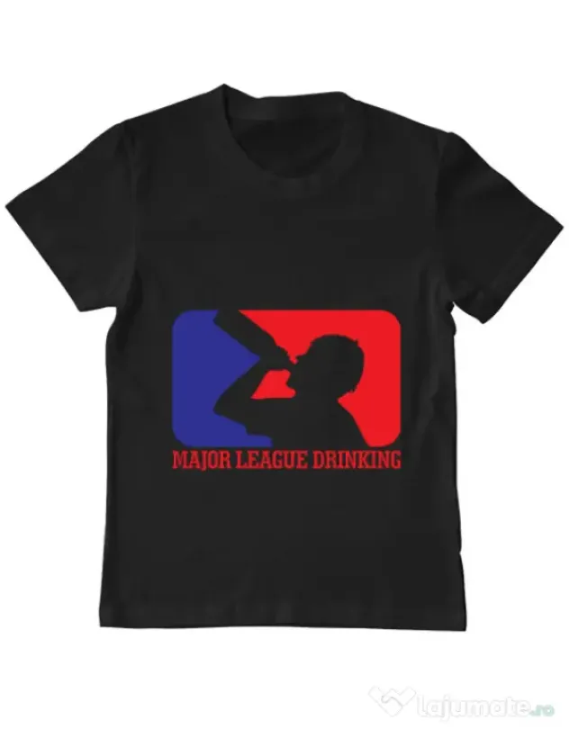Tricou ADLER copil Major league Negru