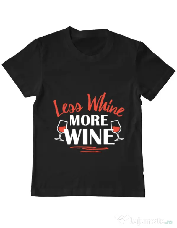 Tricou ADLER copil More wine Negru