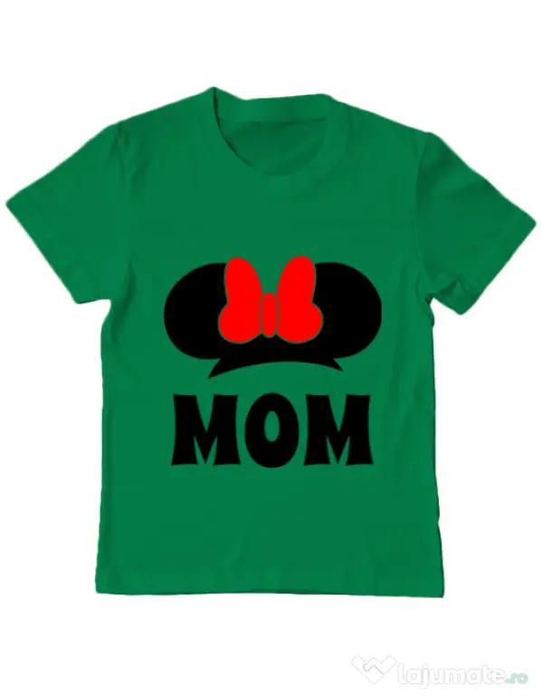 Tricou ADLER copil Mouse mom Verde mediu