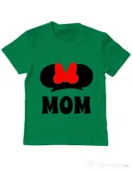 Tricou ADLER copil Mouse mom Verde mediu
