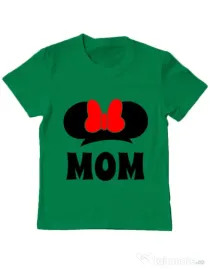 Tricou ADLER copil Mouse mom Verde mediu