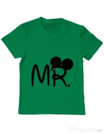 Tricou ADLER copil Mr Mickey Verde mediu