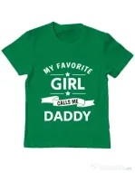 Tricou ADLER copil My favorite girl Verde mediu