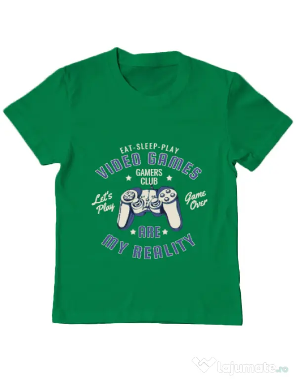 Tricou ADLER copil My reality Verde mediu