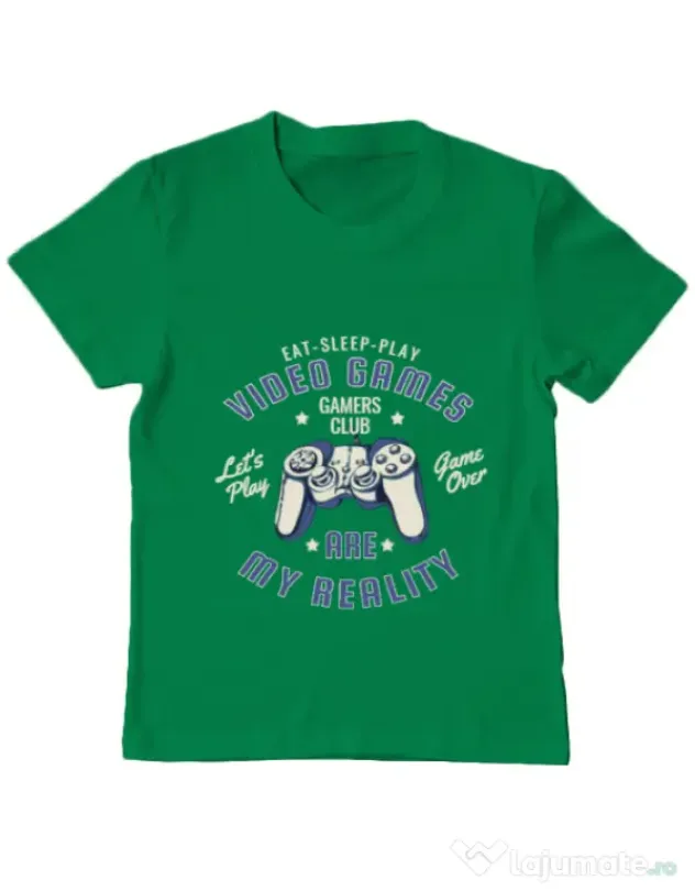 Tricou ADLER copil My reality Verde mediu