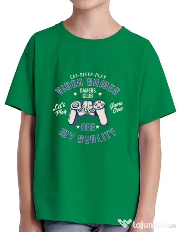 Tricou ADLER copil My reality Verde mediu