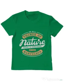Tricou ADLER copil Nature Verde mediu