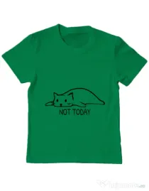 Tricou ADLER copil Not today Verde mediu