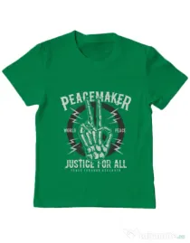 Tricou ADLER copil Peace Maker Verde mediu