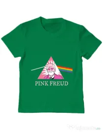 Tricou ADLER copil Pink Freud Verde mediu