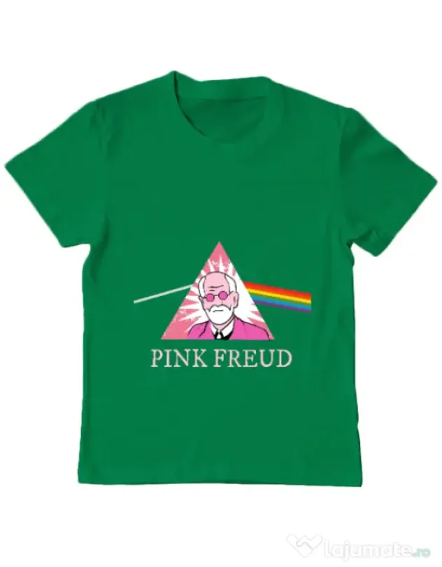 Tricou ADLER copil Pink Freud Verde mediu