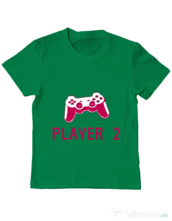 Tricou ADLER copil Player 2 Verde mediu