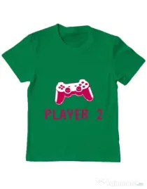 Tricou ADLER copil Player 2 Verde mediu