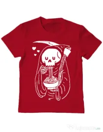 Tricou ADLER copil Ramen Reaper Rosu