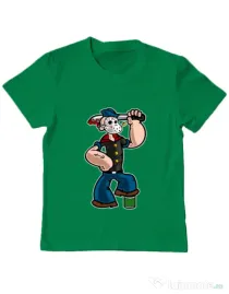 Tricou ADLER copil Sailor Mass Murderer Verde mediu