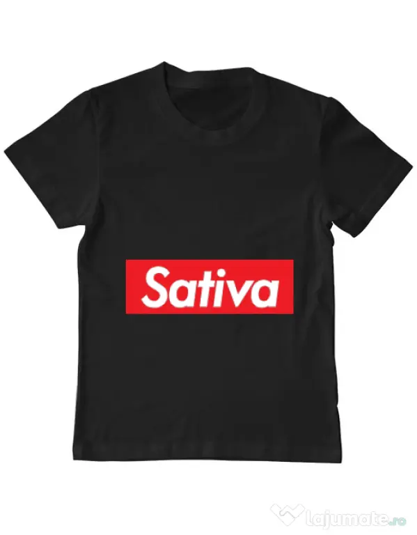 Tricou ADLER copil Sativa Negru