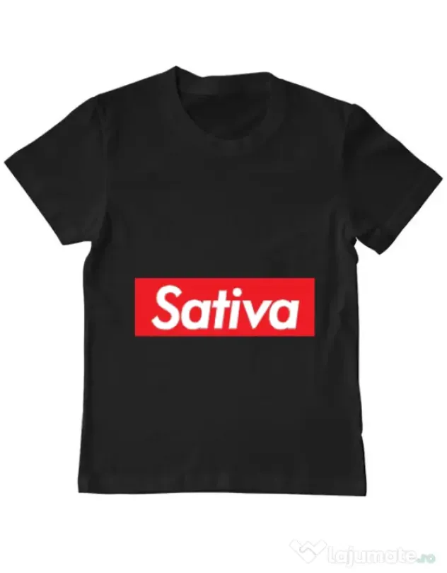 Tricou ADLER copil Sativa Negru