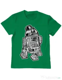 Tricou ADLER copil Street R2D2 Verde mediu